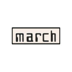 STICKER MARCH logo  L 85 H 30 mm