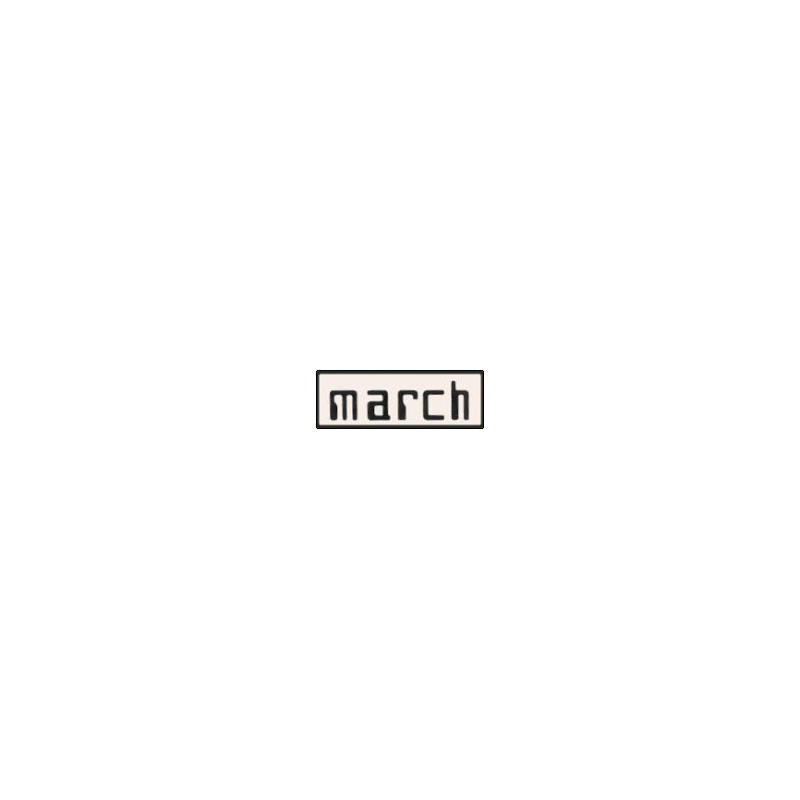 STICKER MARCH logo  L 85 H 30 mm