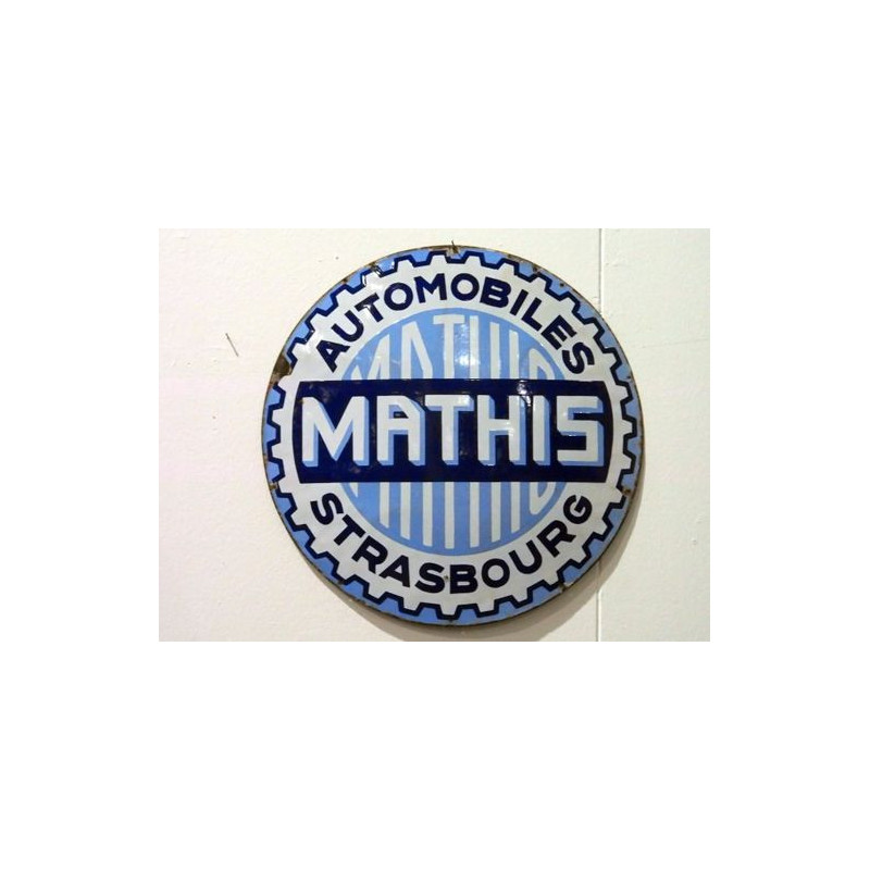 STICKER MATHIS logo ecusson quadri diam 60 mm