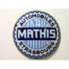 STICKER MATHIS logo ecusson quadri diam 60 mm