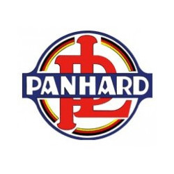 STICKER PANHARD & LEVASSOR logo rouge/bleu diam  50 mm