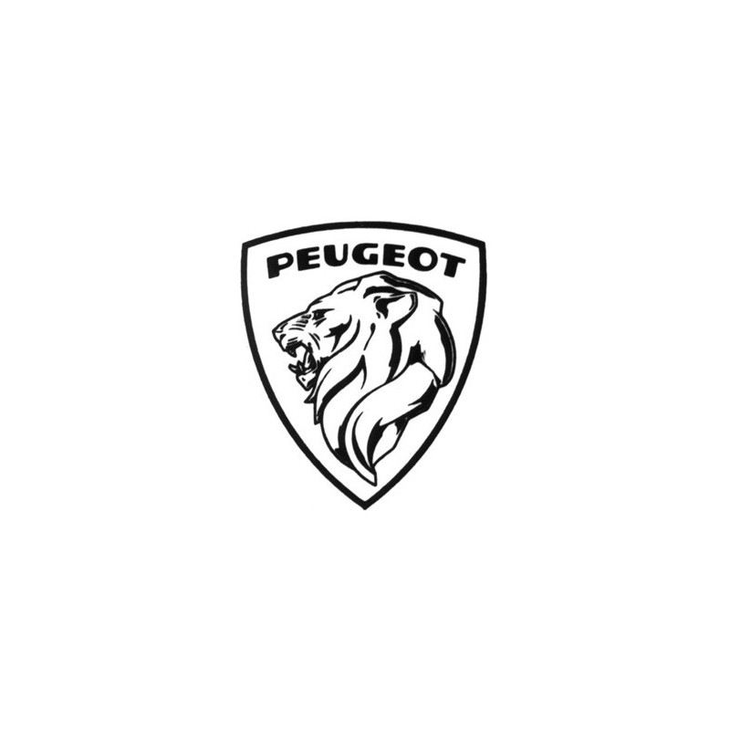 STICKER PEUGEOT Logo 1960  L 55 H 65 mm