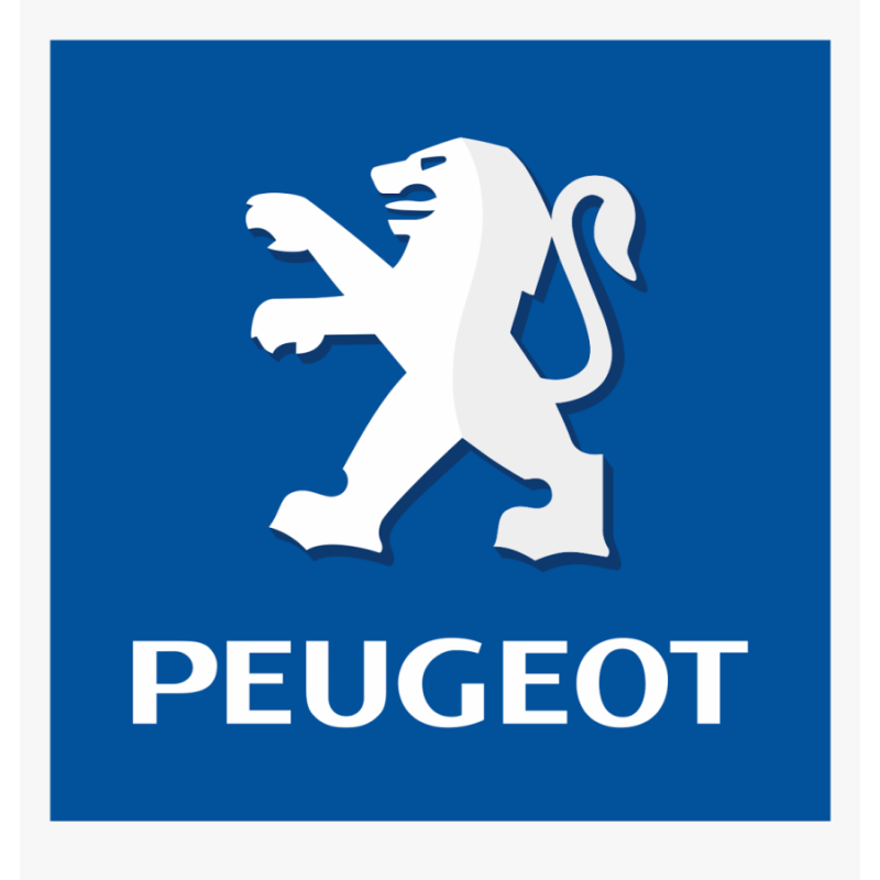 STICKER PEUGEOT Logo 1998 in  L 50 H 50 mm