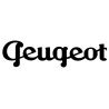 STICKER PEUGEOT Logo lettrage noir  L 88 H 22 mm