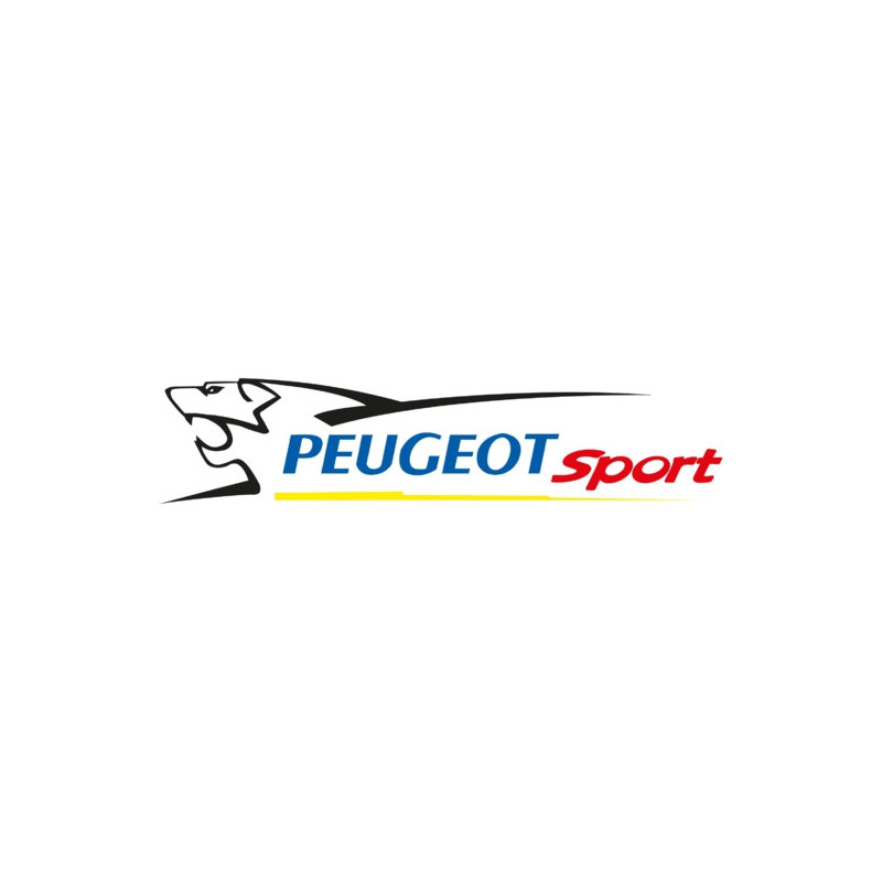 Autocollant PEUGEOT Sport couleur L 102 H 24 mm