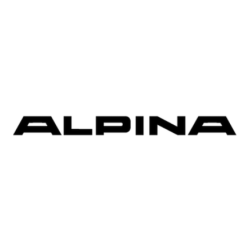 Autocollant ALPINA  LETTRAGE NOIR  L 300 H 25 mm