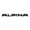 Autocollant ALPINA  LETTRAGE NOIR  L 300 H 25 mm