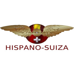 STICKER HISPANO SUIZA Logo couleur L 85 H 30 mm