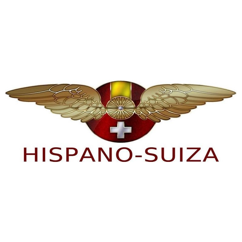 STICKER HISPANO SUIZA Logo couleur L 85 H 30 mm