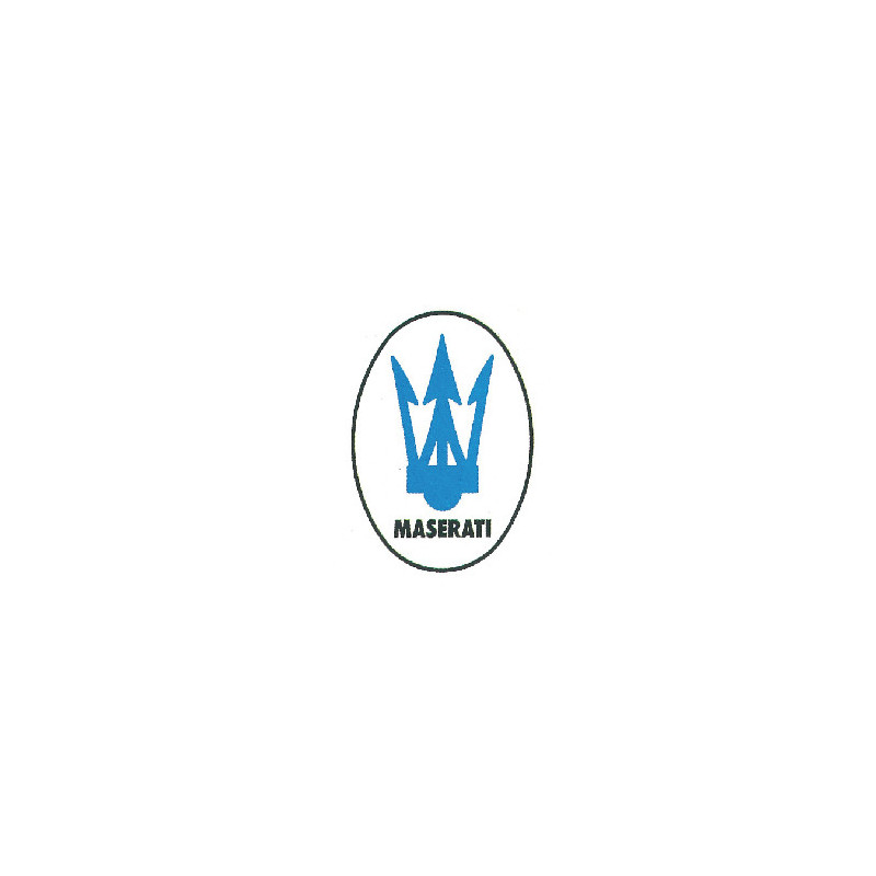 STICKER MASERATI logo 1983 L 60 H 100 mm