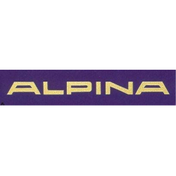 Autocollant ALPINA lettre Gold-L 132 H 33 mm