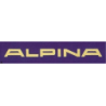 Autocollant ALPINA lettre Gold-L 132 H 33 mm