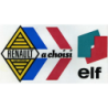 STICKER ELF-RENAULT L100 H 55 mm