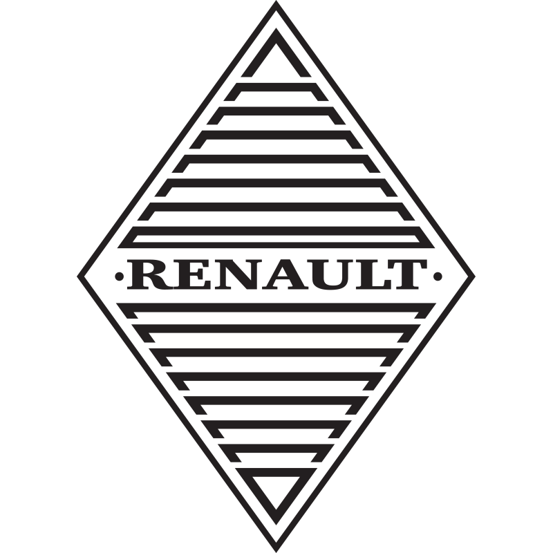 STICKER RENAULT 1925 losange L 200 H 275 mm