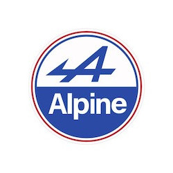 Autocollant ALPINE Logo diam 100 mm ou sur mesure