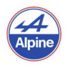 Autocollant ALPINE Logo diam 100 mm ou sur mesure