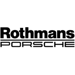 STICKER ROTHMANS PORSCHE Lettres Blanches  200/55 mm