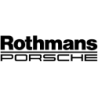 STICKER ROTHMANS PORSCHE Lettres Blanches  200/55 mm