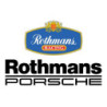 STICKER ROTHMANS Porsche Racing bleuL 425 H 425 mm