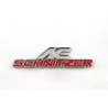 STICKER SCHNITZER AC logo noir L 100 H 30 mm