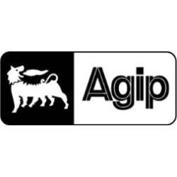 STICKER AGIP logo...