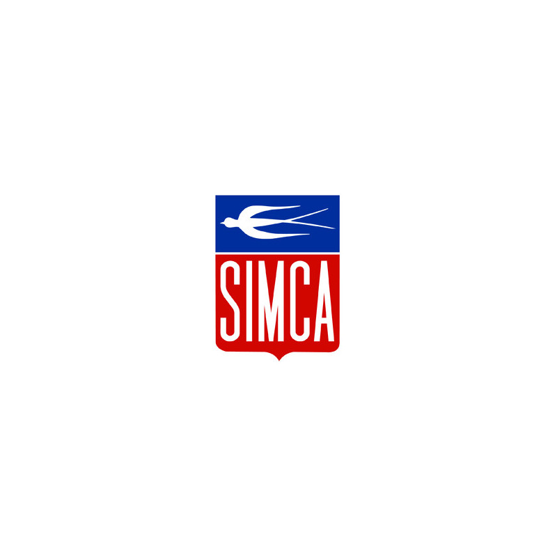 STICKER SIMCA Logo L 85 H 115 mm