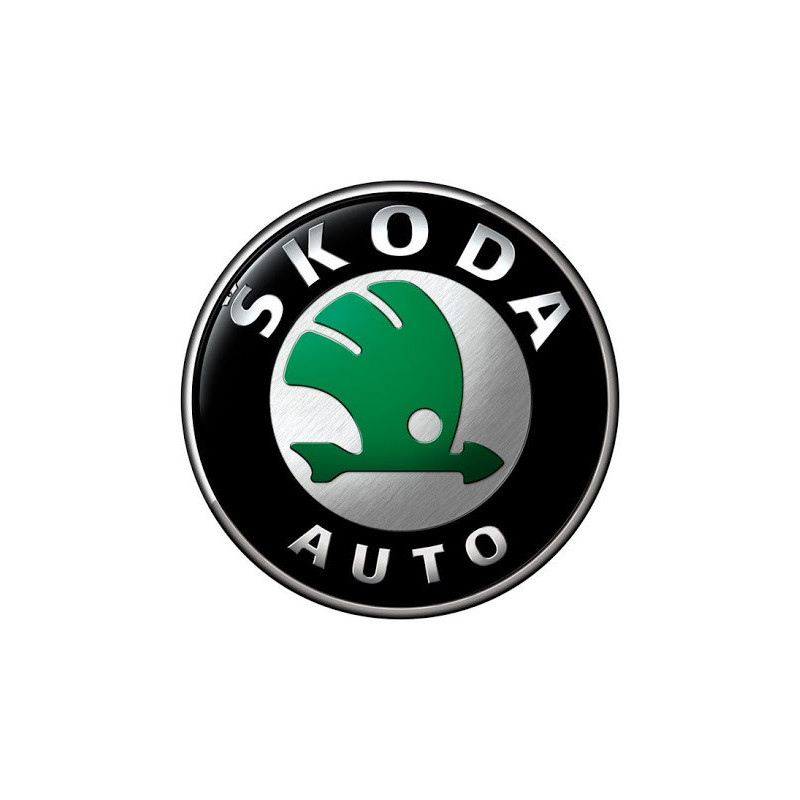 STICKER SKODA-logo 1994 quadri diam 50mm