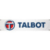 STICKER TALBOT banniere-blanche L 1300 H 300 mm