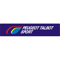 STICKER PEUGEOT TALBOT SPORT bande flamme L 330 H 70 mm