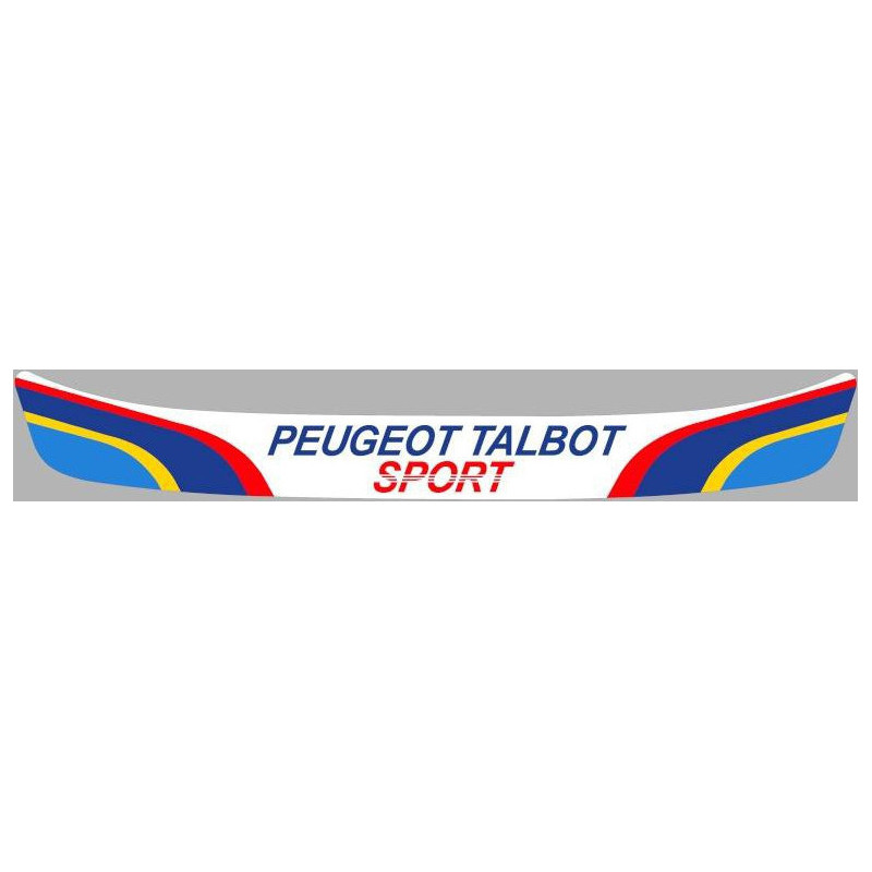 STICKER PEUGEOT TALBOT SPORT ecusson L 255 H 40 mm