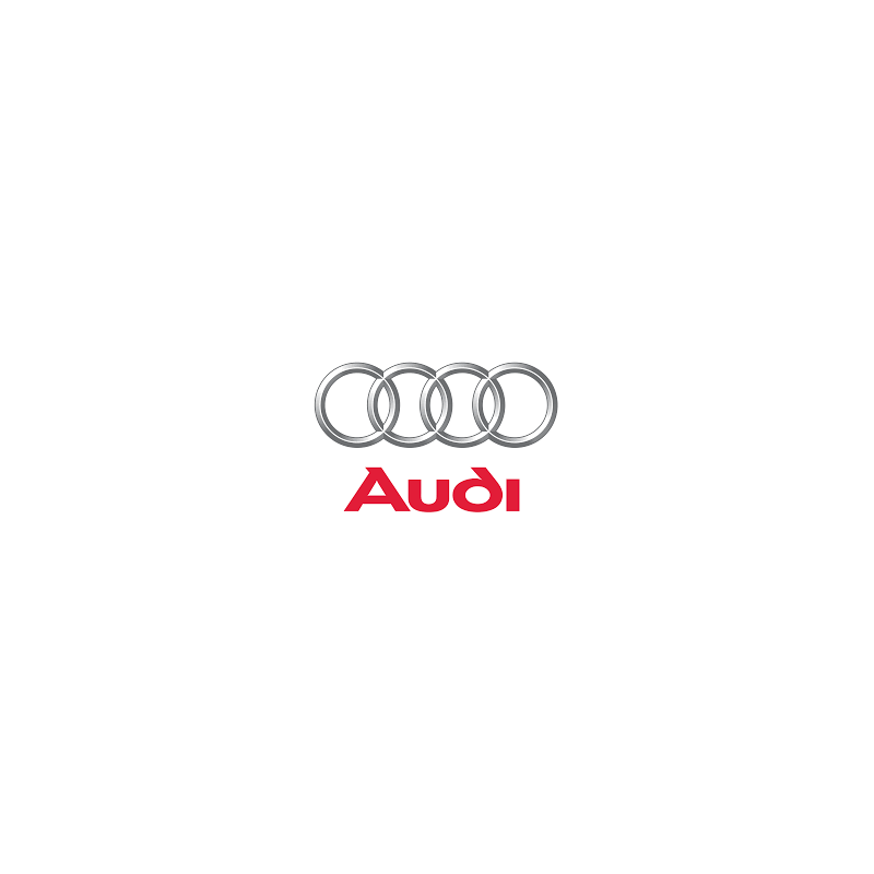 Autocollant AUDI logo 1985 L 225 H 140 mm