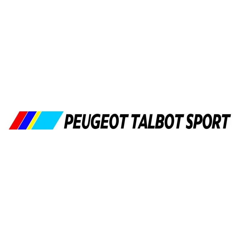 STICKER PEUGEOT-TALBOT-SPORT  bande L 230 H 20 mm