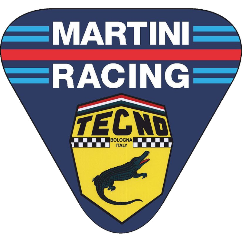 STICKER TECNO Martini Racing logo L100 H 100 mm