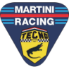 STICKER TECNO Martini Racing logo L100 H 100 mm