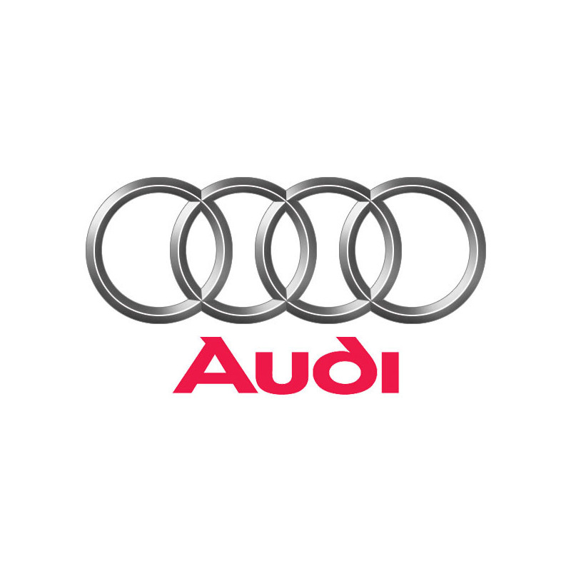 Autocollant AUDI Logo 2009 L 75 H 46 mm