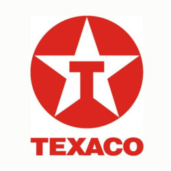 STICKER TEXACO logo 1981  L 105 H 130 mm