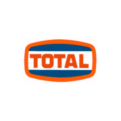 Autocollant TOTAL logo 1970...