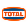 Autocollant TOTAL logo 1970 L 150 H 90 mm