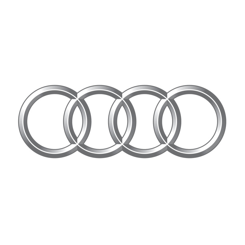 Autocollant AUDI Logo Anneaux 2009 l 195 H 69 mm