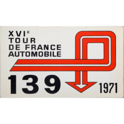 STICKER TOUR AUTO 1971 L 300 H 175 mm