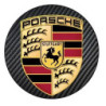 STICKER PORSCHE centre de roue diam  55 mm