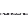 STICKER PORSCHE lettrage noir L 145 H 10 mm