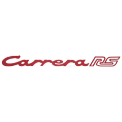 STICKER PORSCHE logo carrera rs rouge  L 1000 H 100 mm