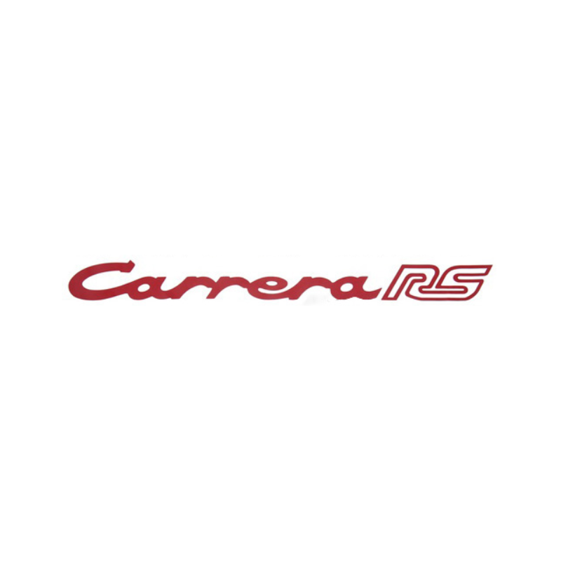 STICKER PORSCHE logo carrera rs rouge  L 1000 H 100 mm