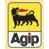 STICKER AGIP vertical L 55 H 75 mm