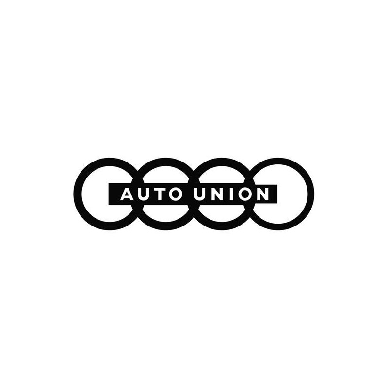 Autocollant AUTO UNION Logo 1932 L 100 H 30 mm