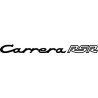 STICKER PORSCHE logo carrera rsr L 175 H 15 mm