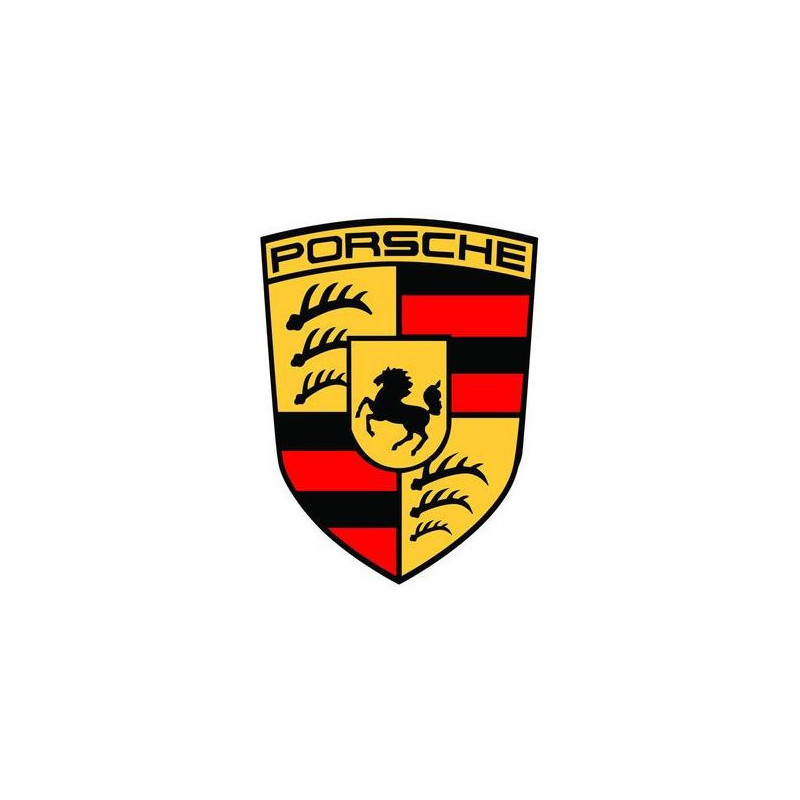 STICKER PORSCHE logo L 50 H 65  mm