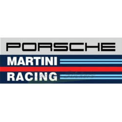 STICKER PORSCHE martini racing H L 100 H 40 mm