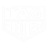 STICKER TAG HEUER logo blanc L 128 H 110 mm